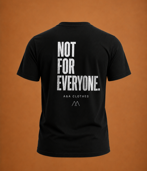 NOT FOR EVERYONE.