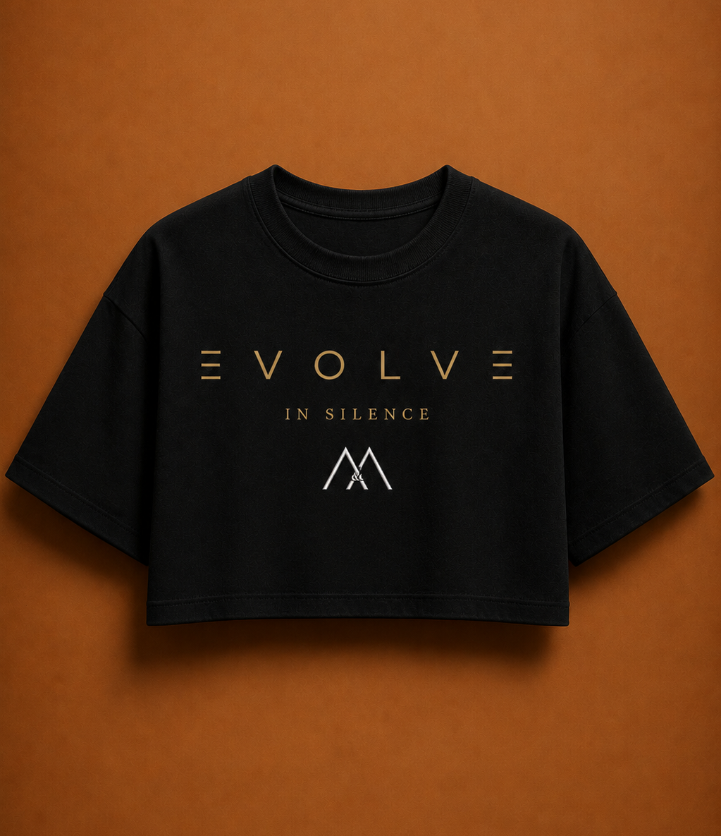 Къса Oversize тениска - EVOLVE